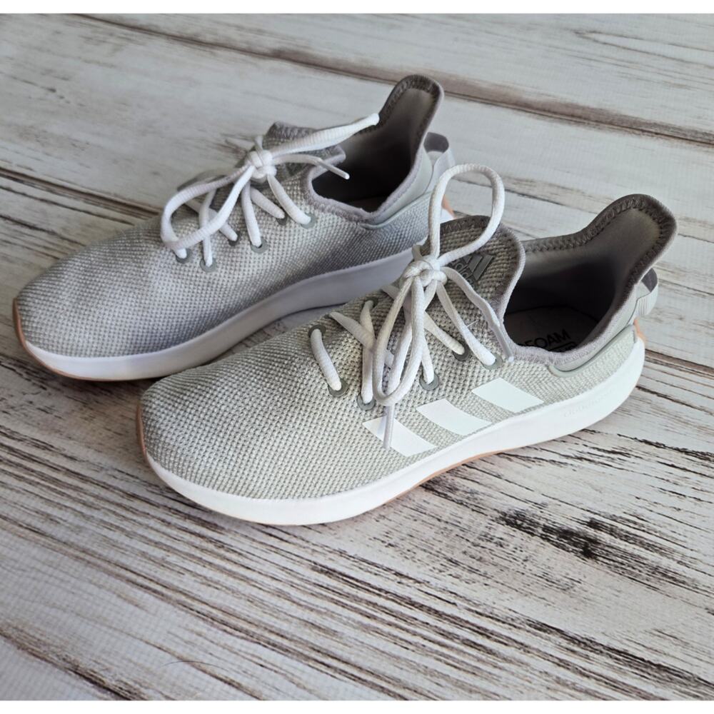 ADIDAS Cloudfoam Pure Plus Light Gray Shoes sz 8